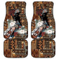 Beautiful Black Woman Car Mats African Tribal Pattern