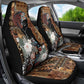 Beautiful Black Woman Car Seat Cover African Tribal Pattern