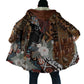 Beautiful Black Woman Cloak African Tribal Pattern