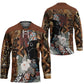 Beautiful Black Woman Hockey Jersey African Tribal Pattern