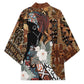Beautiful Black Woman Kimono African Tribal Pattern