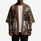 Beautiful Black Woman Kimono African Tribal Pattern