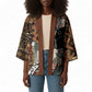 Beautiful Black Woman Kimono African Tribal Pattern
