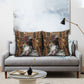 Beautiful Black Woman Pillow Cover African Tribal Pattern