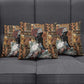 Beautiful Black Woman Pillow Cover African Tribal Pattern