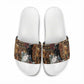 Beautiful Black Woman Slide Sandals African Tribal Pattern