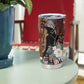 Beautiful Black Woman Tumbler Cup African Tribal Pattern