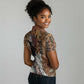 Beautiful Black Woman Women Polo Shirt African Tribal Pattern
