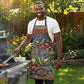 Traditional African Animal Skins Pattern Apron