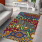 Traditional African Animal Skins Pattern Area Rug