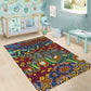 Traditional African Animal Skins Pattern Area Rug