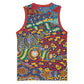 Traditional African Animal Skins Pattern Basketball Jersey - African Pride