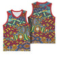 Traditional African Animal Skins Pattern Basketball Jersey - African Pride