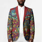 Traditional African Animal Skins Pattern Blazer