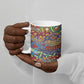 Traditional African Animal Skins Pattern Ceramic Mug