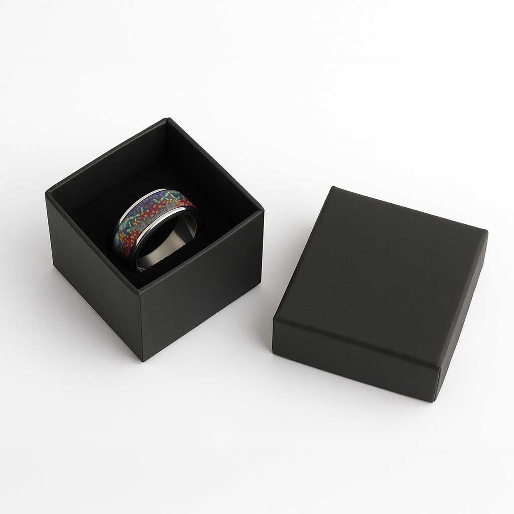 Traditional African Animal Skins Pattern Classic Ring - African Pride