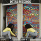Traditional African Animal Skins Pattern Door Cover