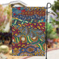Traditional African Animal Skins Pattern Garden Flag