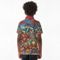 Traditional African Animal Skins Pattern Kid Polo Shirt