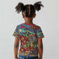 Traditional African Animal Skins Pattern Kid T shirt