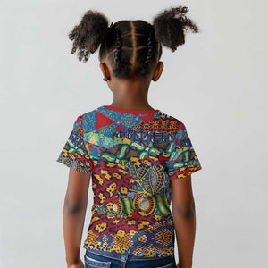 Traditional African Animal Skins Pattern Kid T shirt