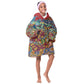 Traditional African Animal Skins Pattern Kid Wearable Blanket Hoodie