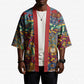 Traditional African Animal Skins Pattern Kimono