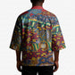 Traditional African Animal Skins Pattern Kimono