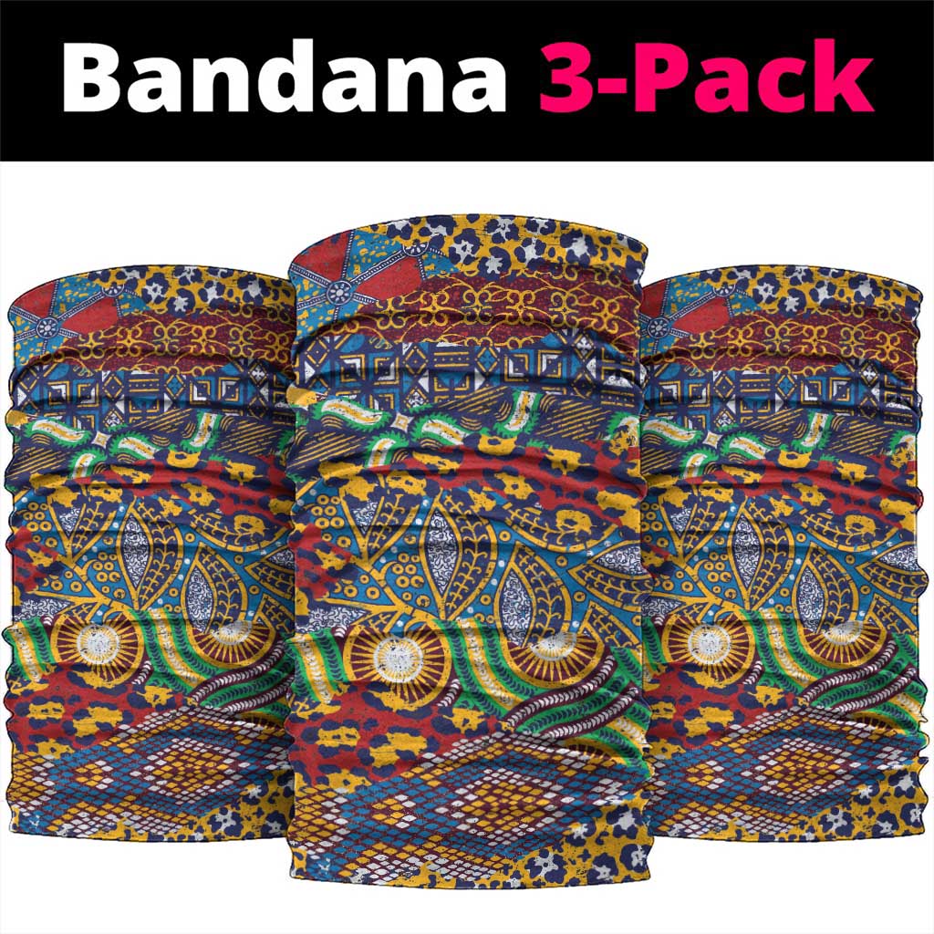 Traditional African Animal Skins Pattern Neck Gaiter LT9