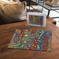 Traditional African Animal Skins Pattern Puzzle