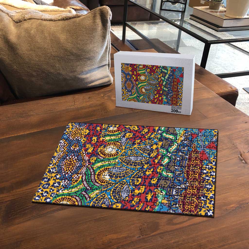 Traditional African Animal Skins Pattern Puzzle