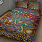 Traditional African Animal Skins Pattern Quilt Bed Set