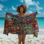 Traditional African Animal Skins Pattern Sarong