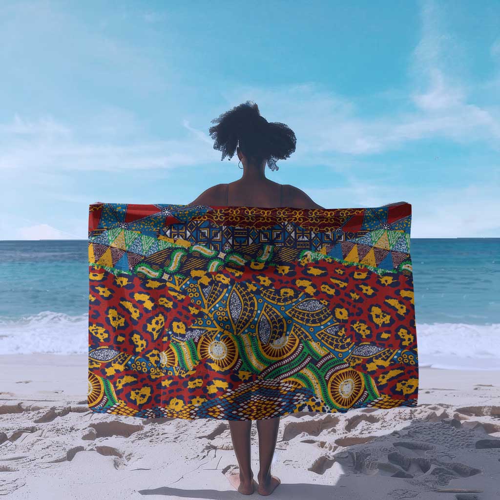 Traditional African Animal Skins Pattern Sarong