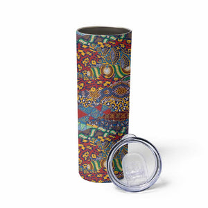 Traditional African Animal Skins Pattern Skinny Tumbler