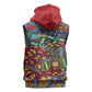 Traditional African Animal Skins Pattern Sleeveless Hoodie - African Pride