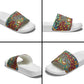 Traditional African Animal Skins Pattern Slide Sandals