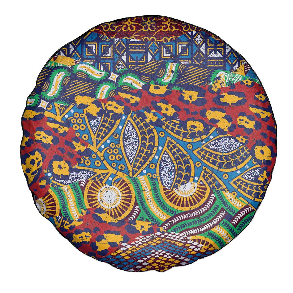 Traditional African Animal Skins Pattern Spare Tire Cover