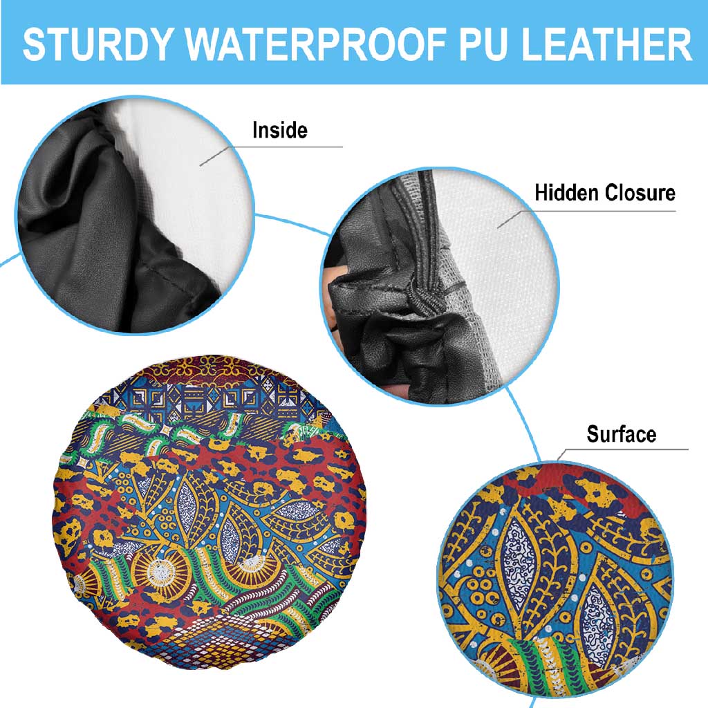 Traditional African Animal Skins Pattern Spare Tire Cover