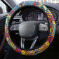 Traditional African Animal Skins Pattern Steering Wheel Cover