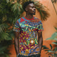Traditional African Animal Skins Pattern T shirt