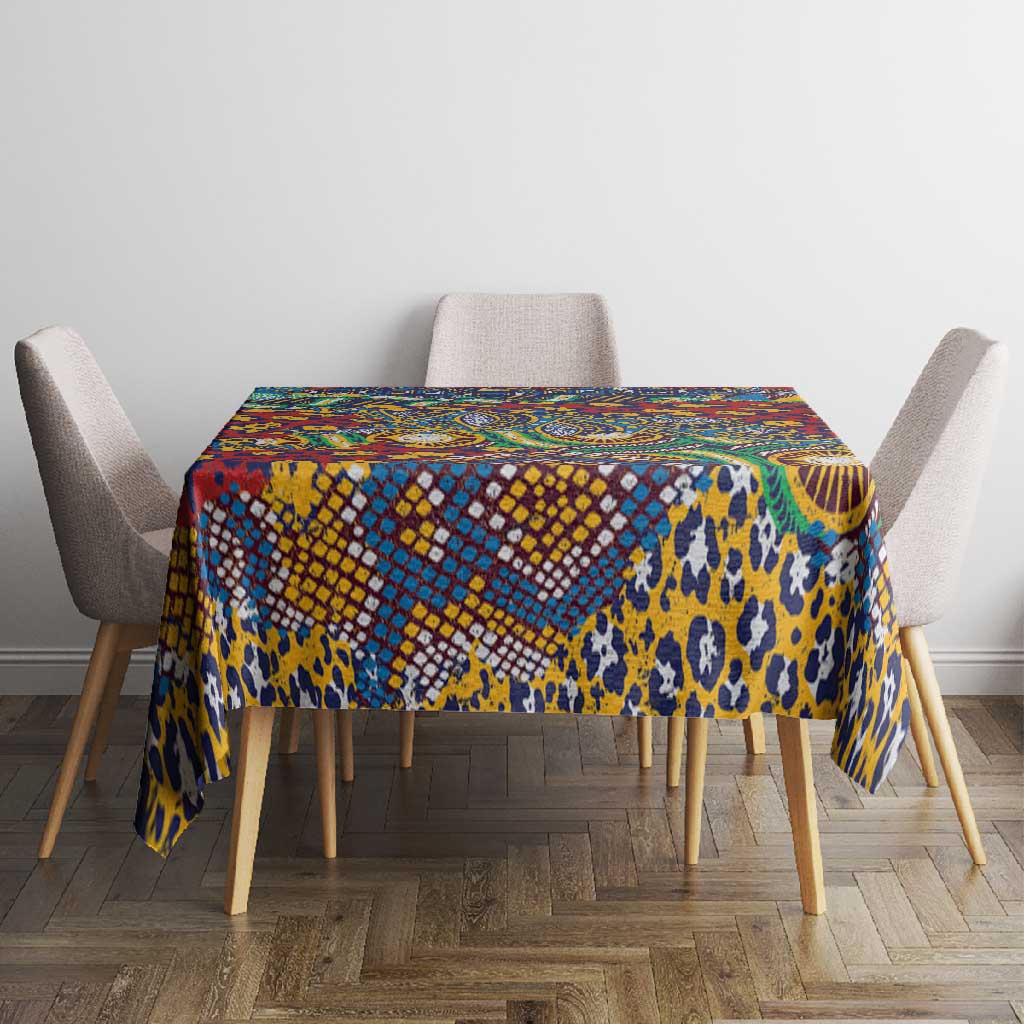 Traditional African Animal Skins Pattern Tablecloth