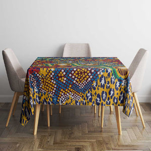 Traditional African Animal Skins Pattern Tablecloth