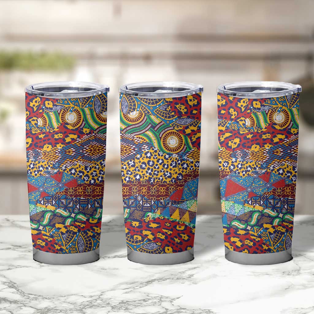 Traditional African Animal Skins Pattern Tumbler Cup