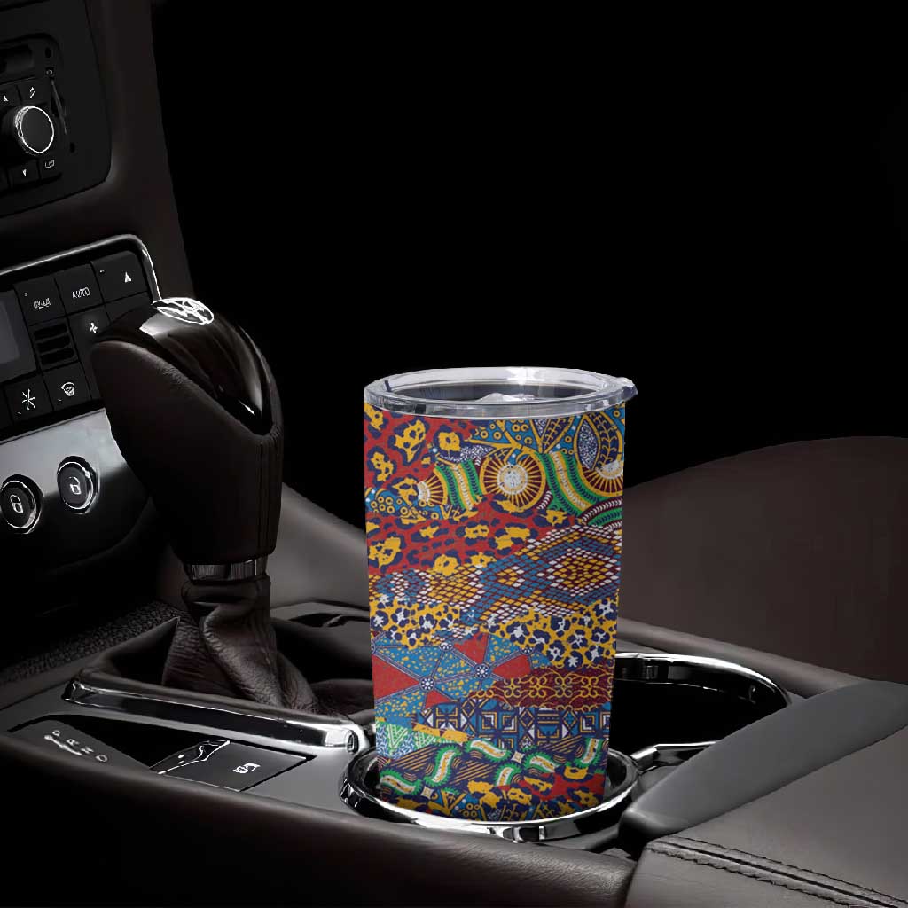 Traditional African Animal Skins Pattern Tumbler Cup