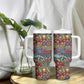 Traditional African Animal Skins Pattern Tumbler With Handle