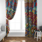 Traditional African Animal Skins Pattern Window Curtain