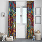 Traditional African Animal Skins Pattern Window Curtain