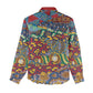 Traditional African Animal Skins Pattern Women Casual Shirt LT9