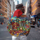 Traditional African Animal Skins Pattern Zip Hoodie